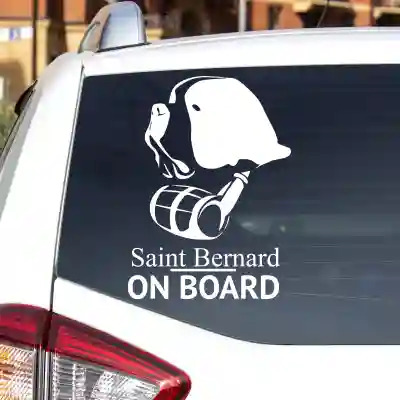 Autós matricák Saint Bernard