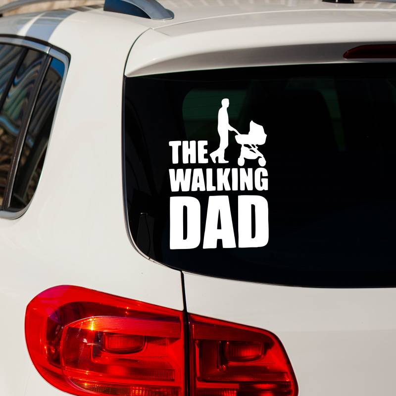 Autós matricák The Walking Dad