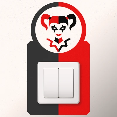 Harley Queen megszakító matrica