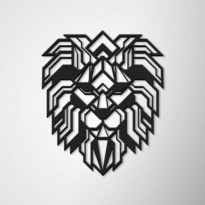 Faldekoráció lion