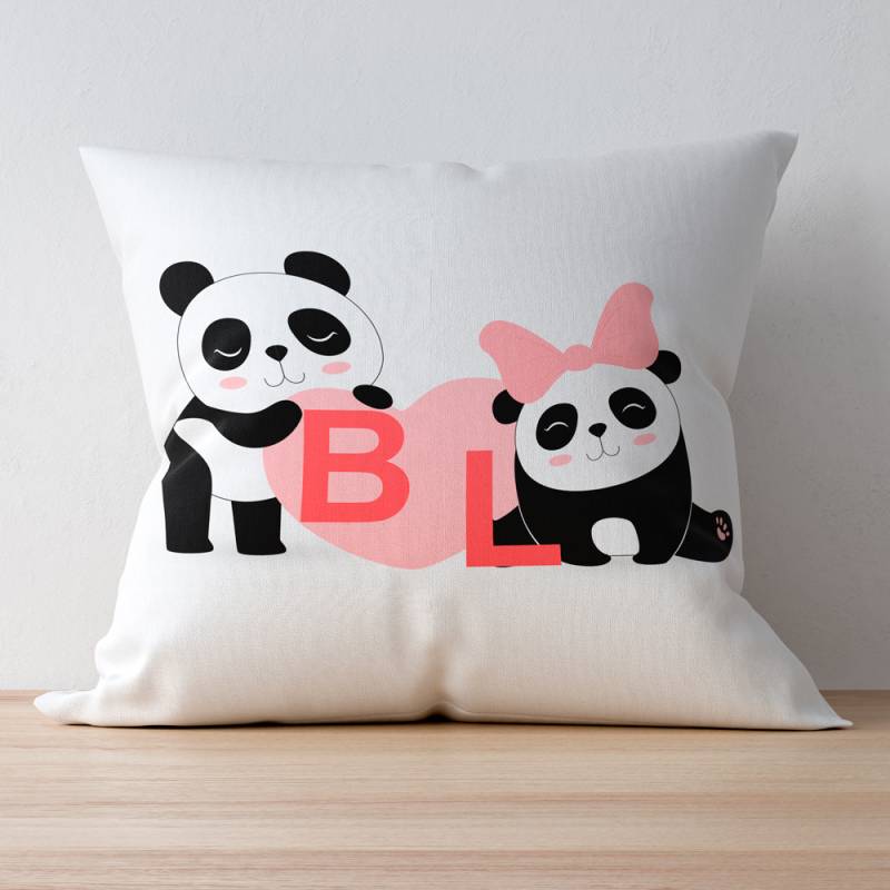 Személyre szabott párnák kezdőbetűkkel