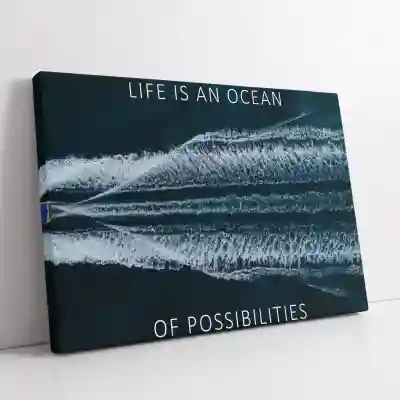 Vászonfestmény Az élet egy óceán