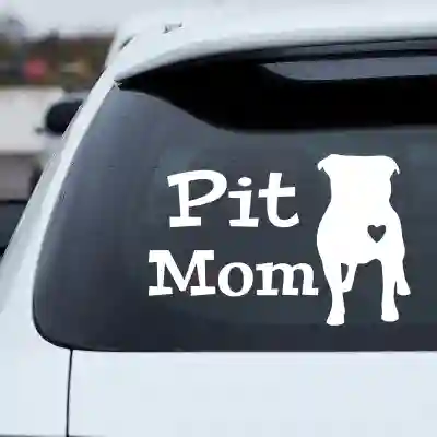 Autós matricák Pit Mom