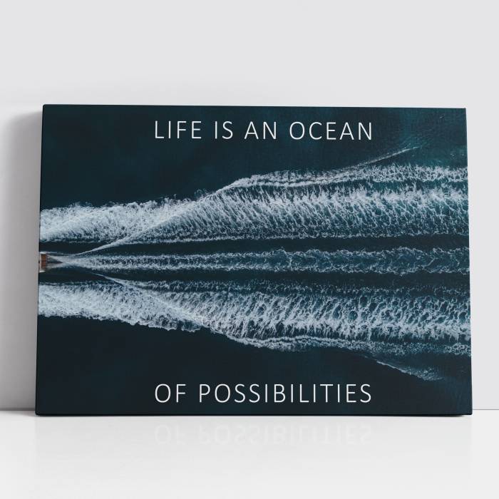 Vászonfestmény Az élet egy óceán